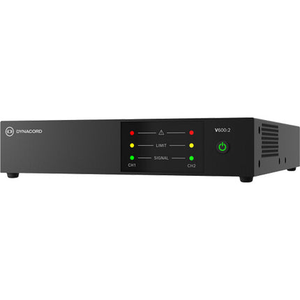 Dynacord V600:2 Amplificador de Potencia 600W 2 Canales 1 RU 1/2 Rack