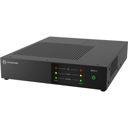 Dynacord V600:2 Amplificador de Potencia 600W 2 Canales 1 RU 1/2 Rack