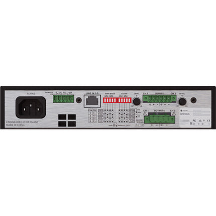 Dynacord V600:2 Amplificador de Potencia 600W 2 Canales 1 RU 1/2 Rack