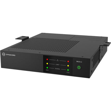 Dynacord V600:2 Amplificador de Potencia 600W 2 Canales 1 RU 1/2 Rack