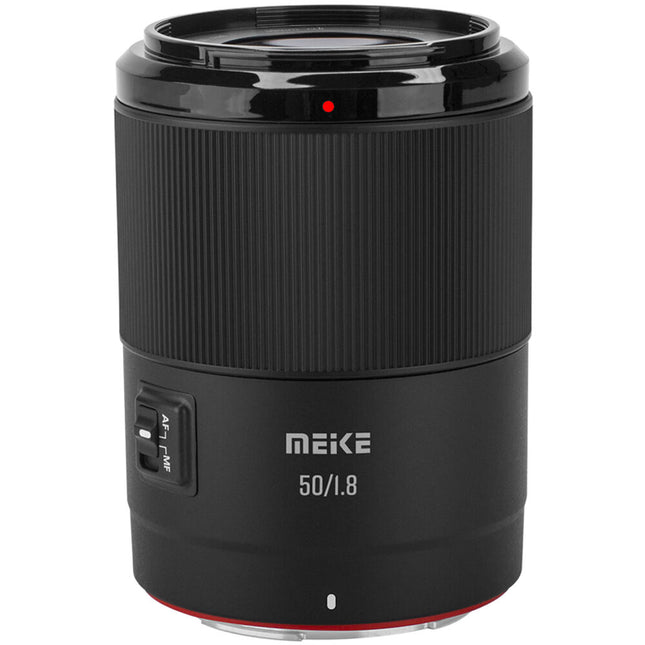 Meike 50mm f1.8 AF lente para Sony E Full-Frame apertura rápida