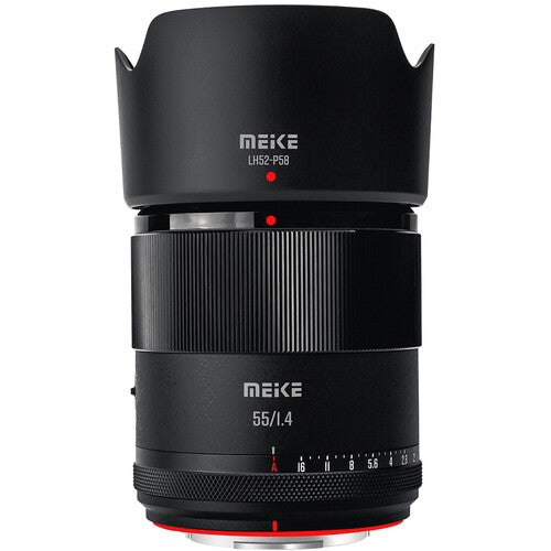 Meike 55mm f1.4 Lente para Fujifilm X Abertura rápida y autofoco con puerto Micro-USB