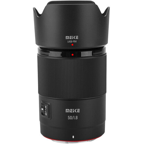 Meike 50mm f1.8 AF lente para Sony E Full-Frame apertura rápida