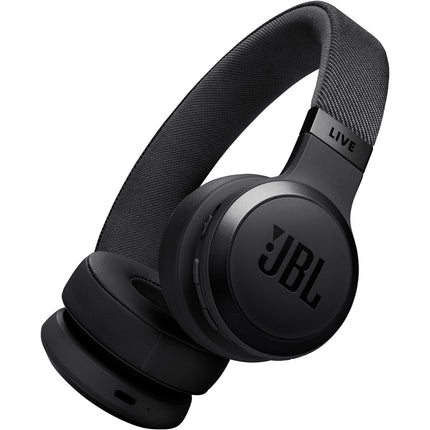 JBL Live 670NC Auriculares Inalámbricos On-Ear Cancelación Ruido 65h Batería Cable USB-C Audio 3.5mm Negro