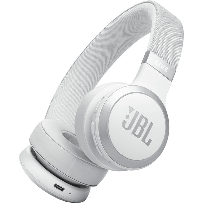 JBL Live 670NC Auriculares Inalámbricos Over Ear Cancelación Ruido 65 Horas Batería Blanco