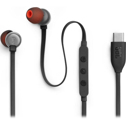 JBL Tune 310C Auriculares USB-C con Micrófono Sonido JBL Pure Bass y 3 Tamaños de Eartips