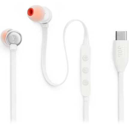 JBL Tune 310C Auriculares USB-C con micrófono Blanco 9mm Drivers