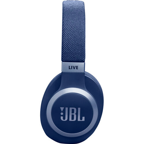 JBL Live 670NC Auriculares inalámbricos on-ear con cancelación activa de ruido Azul 65 horas batería y cables incluidos