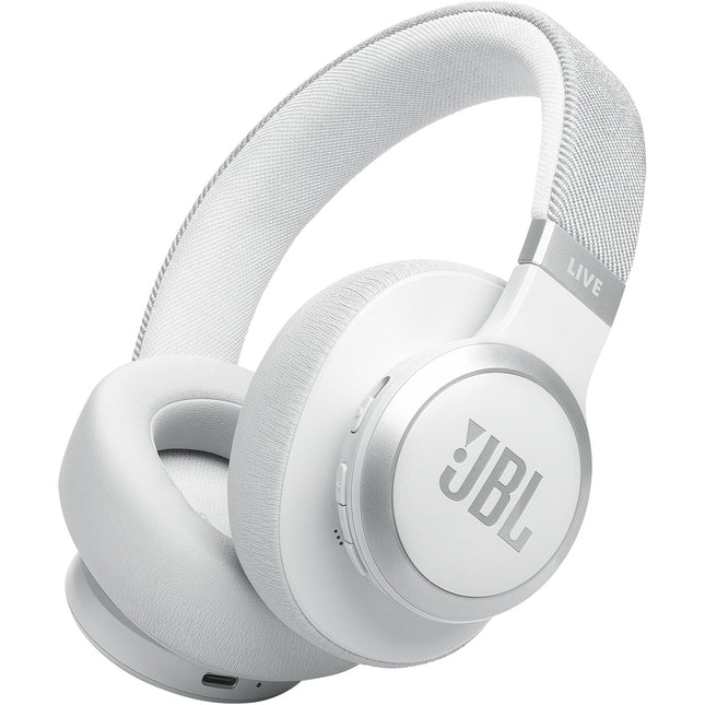 JBL Live 770 NC Auriculares Over-Ear Cancelación de Ruido Blanco 65 Horas Play