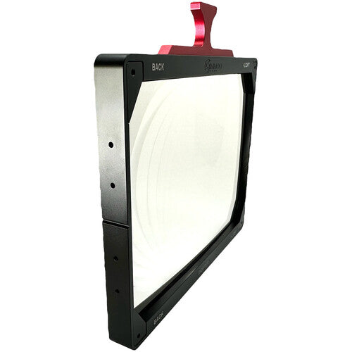 Simmod Diopter 4 x 5.65 Pulg +1 Fuerza con Revestimiento Nano y Mango Rojo