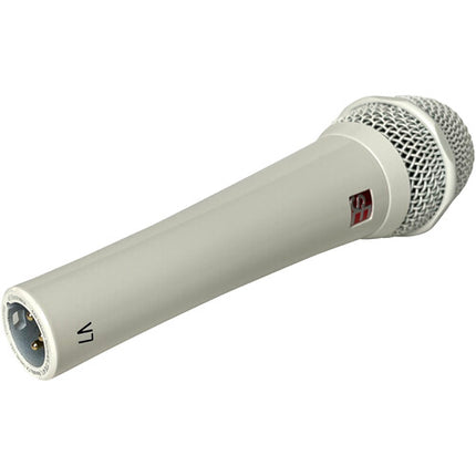 sE Electronics V7 Micrófono Dinámico Supercardioide Blanco con Shockmount y Funda