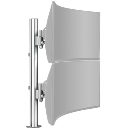 Atdec Heavy-Duty Dual-Monitor Soporte Vertical Escritorio Blanco 29.5 Pulgadas VESA