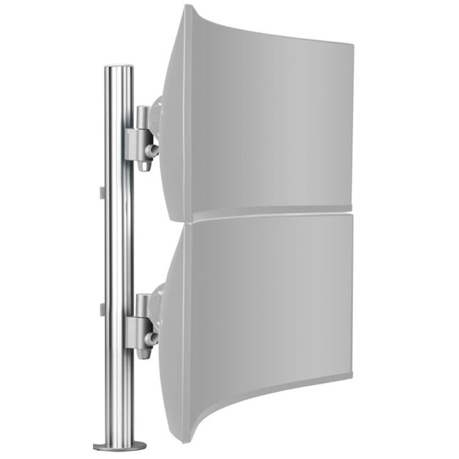 Atdec Heavy-Duty Dual-Monitor Soporte Vertical Escritorio Blanco 29.5 Pulgadas VESA