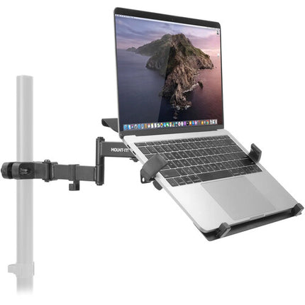 Mount-It! Soporte para portátil de poste 15.6 pulgadas inclinación 30° rotación 360°