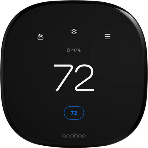 Ecobee Smart Thermostat Enhanced Termostato Inteligente con Pantalla LCD 4 Pulgadas Wi-Fi Dual Band