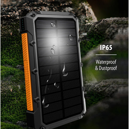 ToughTested Power Bank Solar 16000mAh Carga Inalámbrica IP65 Clip
