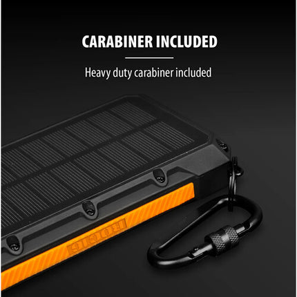 ToughTested Power Bank Solar 16000mAh Carga Inalámbrica IP65 Clip