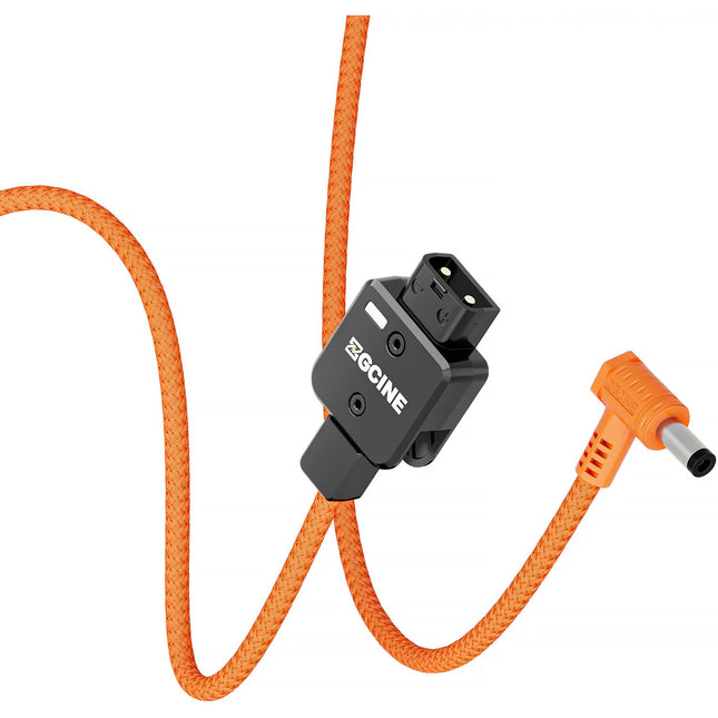 ZGCINE Cable de alimentación D-Tap a DC 2 pies con conector giratorio 180° y cable trenzado durable