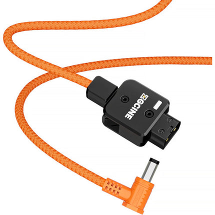 ZGCINE Cable de alimentación D-Tap a DC 2 pies con conector giratorio 180° y cable trenzado durable