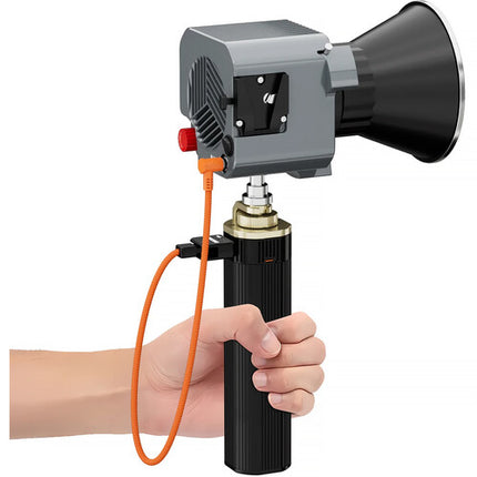 ZGCINE Cable de alimentación D-Tap a DC 2 pies con conector giratorio 180° y cable trenzado durable