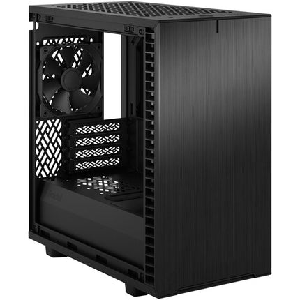 Fractal Design Define 7 Mini Torre Negra Micro ATX con 4 Bahías y Ventiladores
