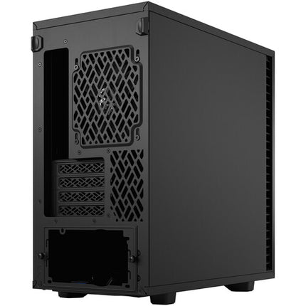 Fractal Design Define 7 Mini Torre Negra Micro ATX con 4 Bahías y Ventiladores