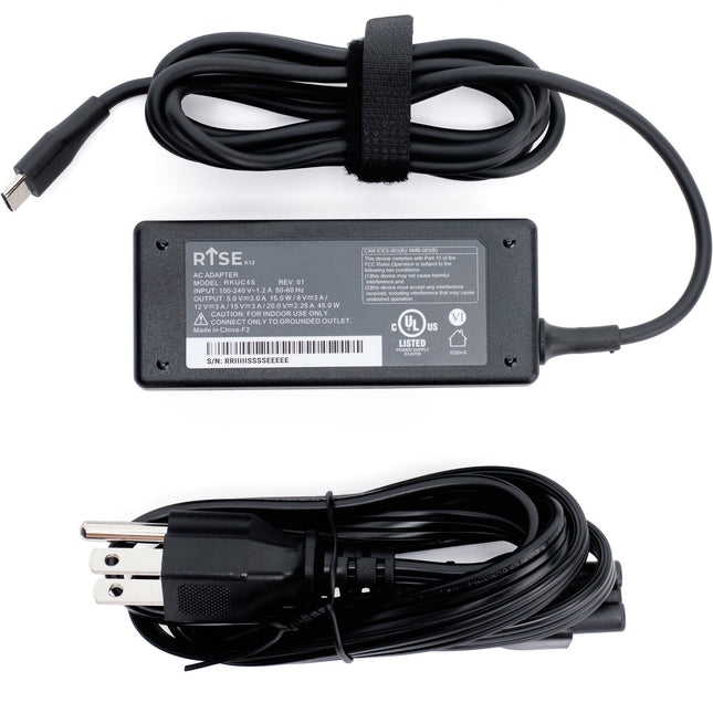 Rise K12 Adaptador USB-C Universal 45W PD 3.0 100-240V