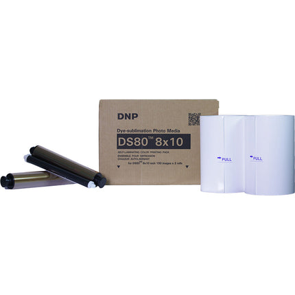 DNP 8 x 10" Pack de impresión para impresora DS80 260 impresiones 2 unidades