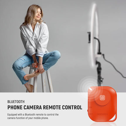 Neewer RP18B Pro LED Ring Light Bi-Color 18" 825 Lux Control Bluetooth