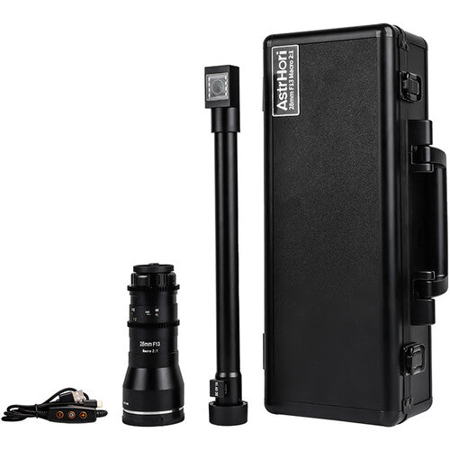 AstrHori 28mm f/13 Lente Macro Sonda 2x Sony E 2:1 Magnificación LED Integrada