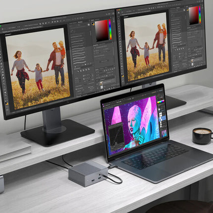HYPER Hyperdrive GEN2 Estación de Acoplamiento USB-C 10 en 1 con 85W y Dual 4K