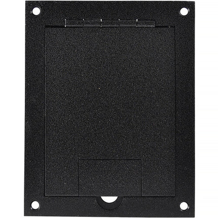 FSR FL-1200BLK caja de suelo negra para audio vídeo y energía con 3 placas inserto