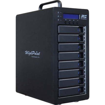 HighPoint RS6618V Caja RAID Thunderbolt 3 8 Bahías SATA III SSD 3.3 Cable