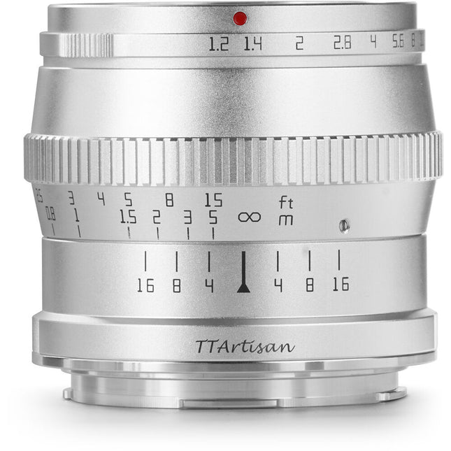 TTArtisan 50mm f/1.2 Lente Leica L Montura L Apertura f/1.2 a f/16 Plata