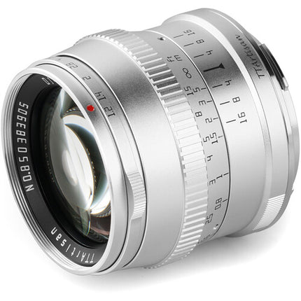 TTArtisan 50mm f/1.2 Lente Leica L Montura L Apertura f/1.2 a f/16 Plata