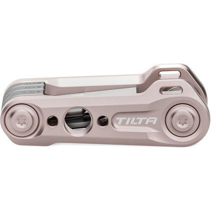 Tilta Kit de Herramientas Multifuncional Mini 6 Piezas Acero y Aluminio Rosa