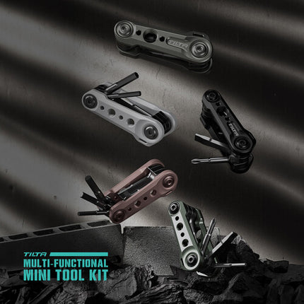 Tilta Kit Mini Herramientas Multifuncional 6 piezas Aleación de Aluminio Acero Inoxidable