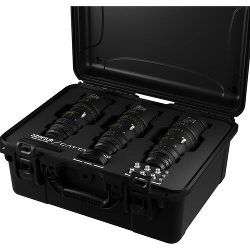 DZOFilm Catta FF Kit 3 Lentes Cine 18-35 35-80 70-135mm T2.9 Sony E con Estuche Rigido