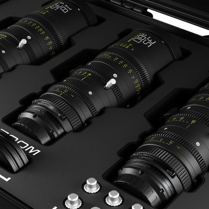 DZOFilm Catta FF Kit 3 Lentes Cine 18-35 35-80 70-135mm T2.9 Sony E con Estuche Rigido