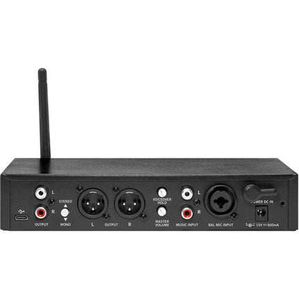 Samson SM4 Mezclador de 4 Canales Rack Montable con Bluetooth y Fuente de Poder