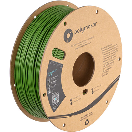 Polymaker PolyLite PLA Filamento 1.75mm 1kg Verde Jungle para Impresión 3D