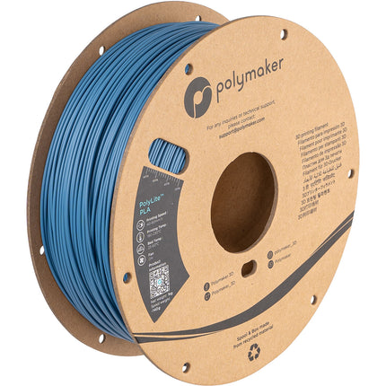 Polymaker PolyLite PLA Filamento 1.75mm 1kg Azul Piedra para Impresión 3D