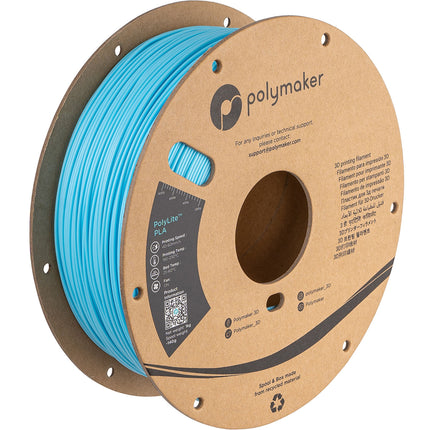 Polymaker PolyLite PLA Filamento 1.75mm 1kg Azul Aqua Compatible Directo e Indirecto