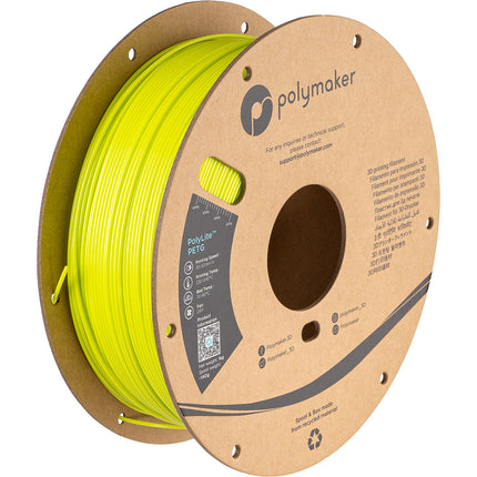 Polymaker PolyLite PETG Filamento 1.75mm 1kg Lime Temperatura 446-464°F