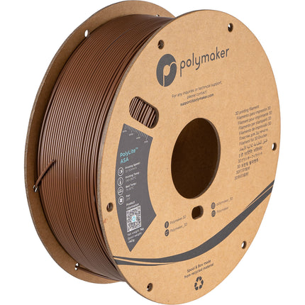 Polymaker PolyLite ASA Filamento 1.75mm 1kg Army Brown para impresión 3D