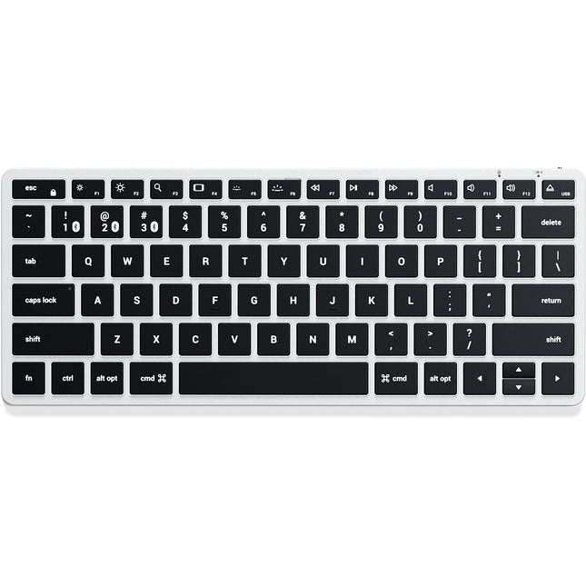 Satechi Slim X1 Teclado Bluetooth Retroiluminado Plata para macOS e iOS
