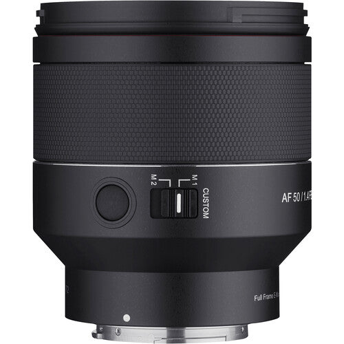 Rokinon AF 50mm f1.4 FE II Lente para Sony E Full Frame 11 Elementos