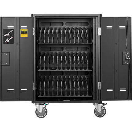 AVer E36CV Carro de carga para 36 dispositivos hasta 15 pulgadas con 3 estantes y ruedas giratorias