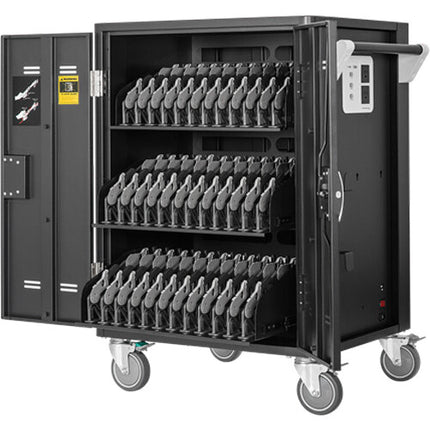 AVer E36CV Carro de carga para 36 dispositivos hasta 15 pulgadas con 3 estantes y ruedas giratorias