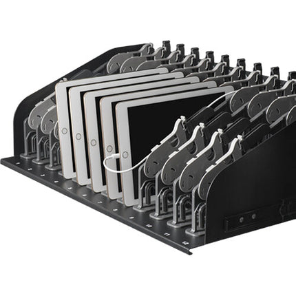 AVer E36CV Carro de carga para 36 dispositivos hasta 15 pulgadas con 3 estantes y ruedas giratorias